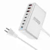 New Design 5C3A 600W USB C Wall Charger Station PD 600W Desktop Fast Charging GaN Charger