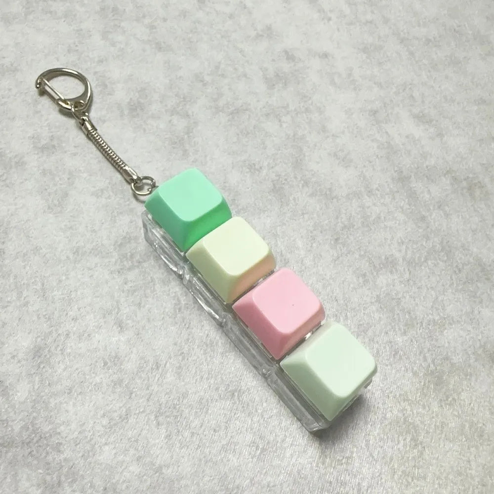 Relaxing 2/3/6/9 Keys Finger Keyboard Key Button Keycap Decompression Toy Gadget Pass The Time Clicker Toy Adult