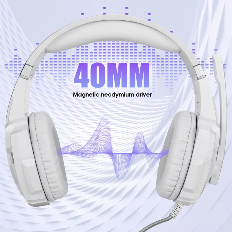 Over-Ear Wired Gaming Headset With Microphone, Tuned For Gaming To Deliver Clear Audio Quality, Features In-Line Volume Control