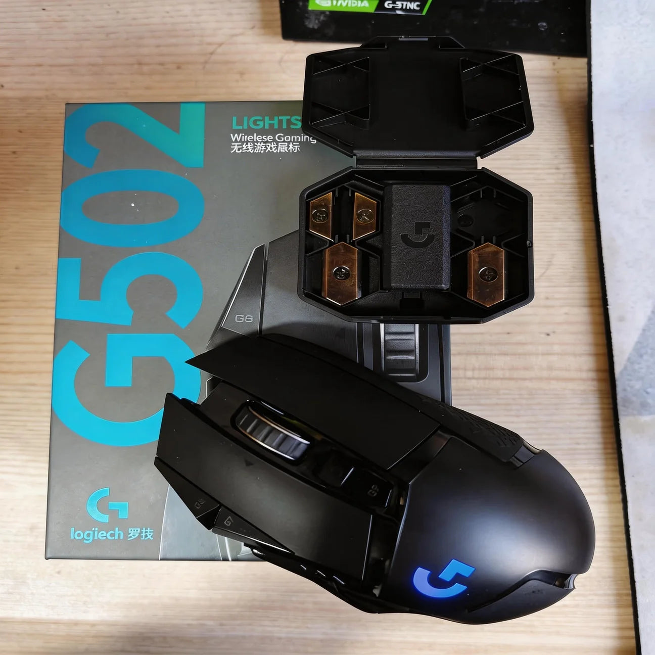 Logitech G502/G203/M350POP Gaming mouse with anti-slip and sweat-absorbent material, specially for playing PUBG on laptops