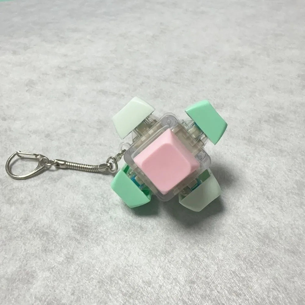 Relaxing 2/3/6/9 Keys Finger Keyboard Key Button Keycap Decompression Toy Gadget Pass The Time Clicker Toy Adult