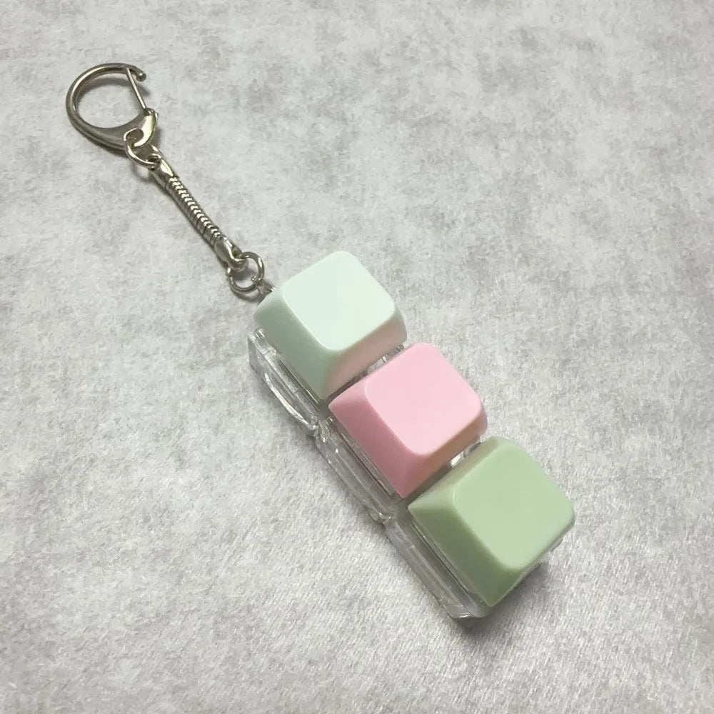 Relaxing 2/3/6/9 Keys Finger Keyboard Key Button Keycap Decompression Toy Gadget Pass The Time Clicker Toy Adult