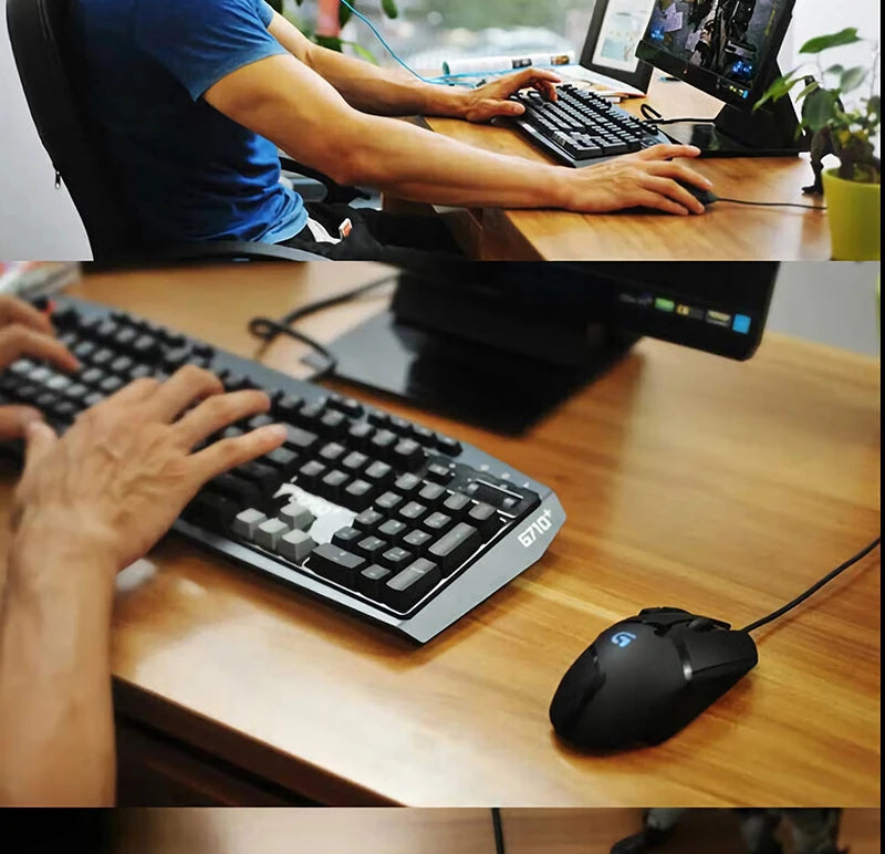 Logitech G402 Gaming Mouse, Wired Mechanical Macro Programmable Esports Mouse, Suitable for PC Desktop and Laptop Gamers