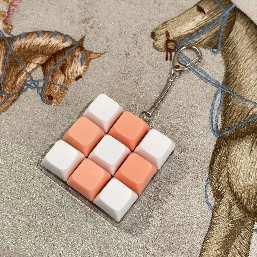 Relaxing 2/3/6/9 Keys Finger Keyboard Key Button Keycap Decompression Toy Gadget Pass The Time Clicker Toy Adult