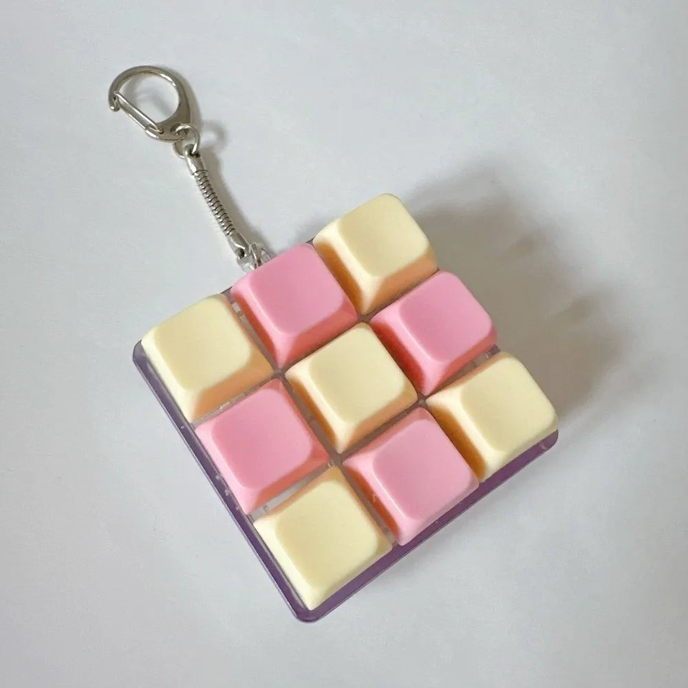 Relaxing 2/3/6/9 Keys Finger Keyboard Key Button Keycap Decompression Toy Gadget Pass The Time Clicker Toy Adult