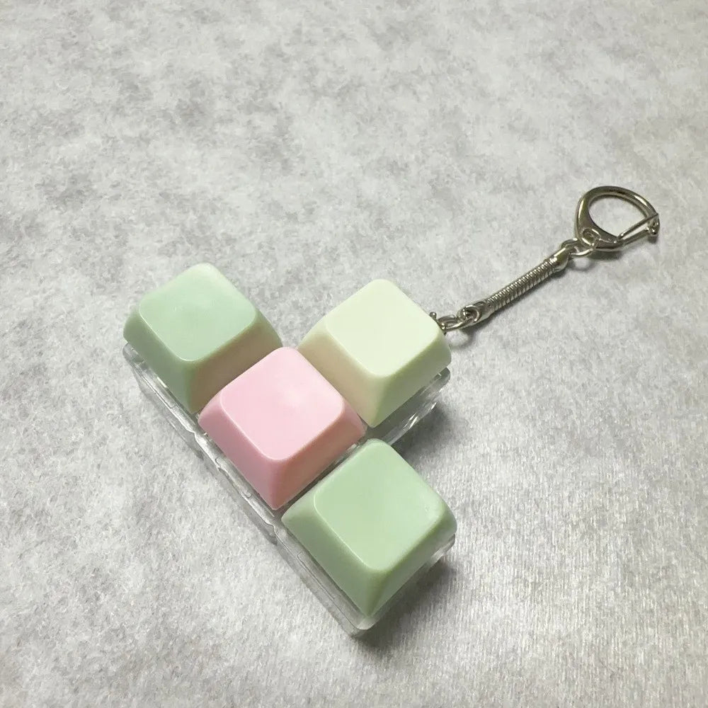 Relaxing 2/3/6/9 Keys Finger Keyboard Key Button Keycap Decompression Toy Gadget Pass The Time Clicker Toy Adult