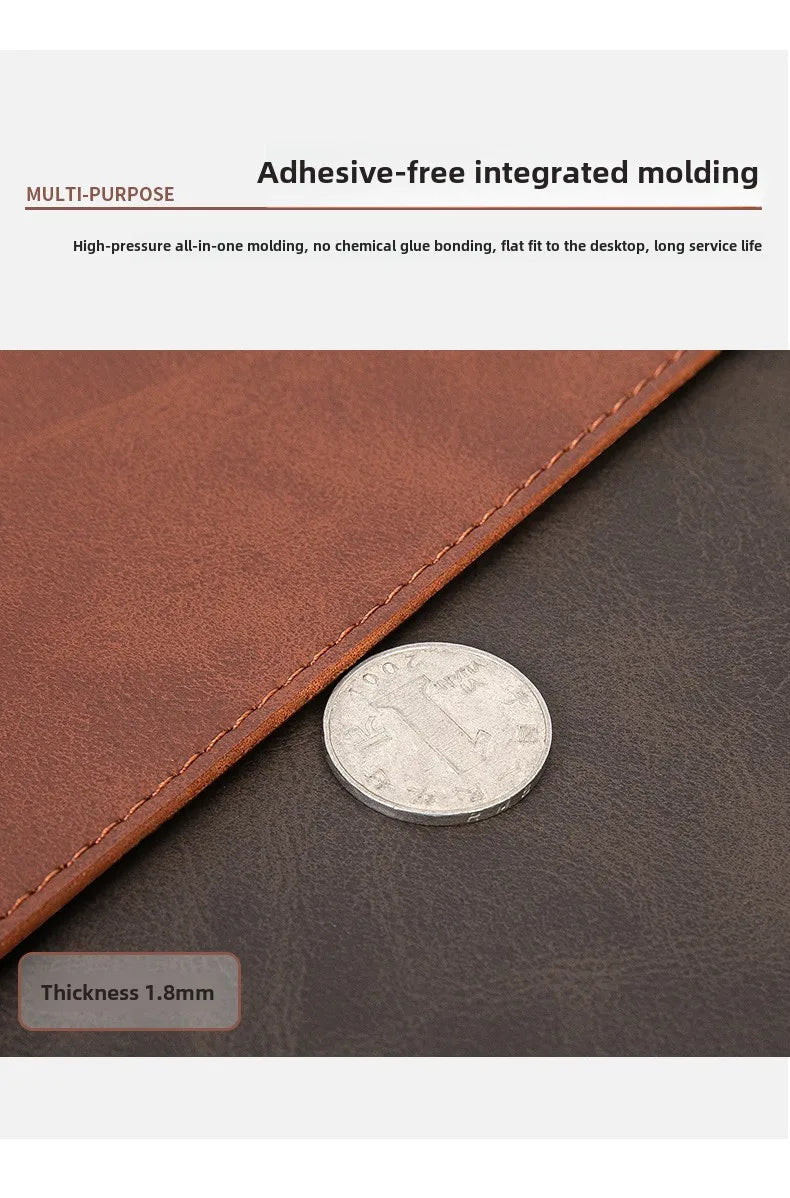 Desk Pad Waterproof PU Mouse Pad Desk Mat Protective Cover Large Mousepad Computer Laptop Non-slip Easy To Clean Keyboard Mats